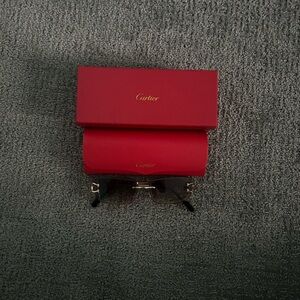 Cartier Sunglasses with Red Case